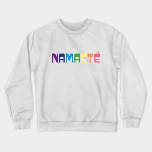 Yoga Pride Rainbow Shirt // Namaste Crewneck Sweatshirt